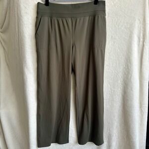 Stylus Olive Green Wide Leg Lounge Pants Size XL Sweatpants EUC